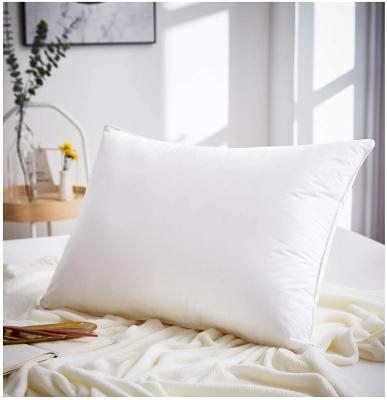 China Anti Dust Mite Hotel Best Quality 400TC Warm And Comfortable Luxury Super Soft Goose Down Plush Pillow for sale