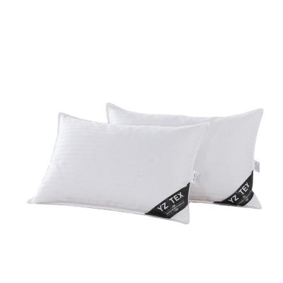 China High Quality Anti Dust Five Star Hotel 80% Mite Goose Down Pillow Queen Size Duck Feather Down Pillow for sale