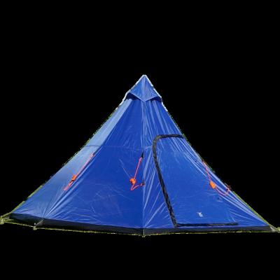 China TIPI TENT Large Event 6 Person Tipi Tent Pavilion Hexagonal Outdoor Camping Pagoda 5 Person Waterproof Adult Tent for sale