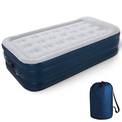 China Durable Twin Size Air Mattress Air Bed Inflatable Mattress With Built-in Pump Expanded Air Sofa Bed for sale