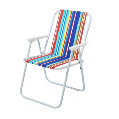 China Folding Frame With 300lb Limit Spring Folding Chairs Beach Picnic Dining Metal Folding Camping Chair for sale