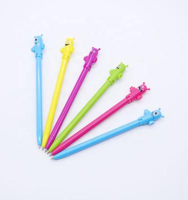 China Promotional cute cartoon custom logo kawaii pen tip plastic ballpoint pen for sale for sale