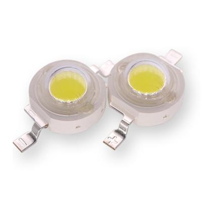 China High Power LED Clear Lens 1W 3W White Emitting Color 6000K 7000K LED Chip For Indoor Lighting for sale