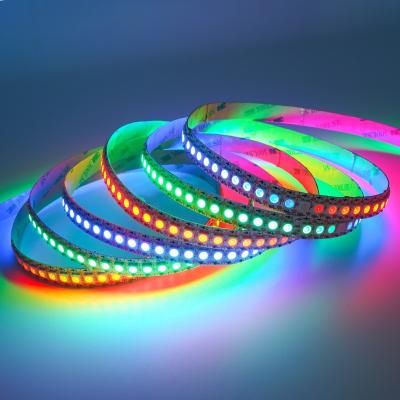 China SMD 5050 WS2812B DC 5V 144LED / M 43W Dream Color Adressable Flexível RGB LED Strip à venda