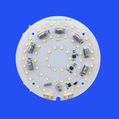 China CE ERP Certificated 18W 230V 6500K Cool White Color Round Aluminum PCB Board AC LED DOB Module for sale