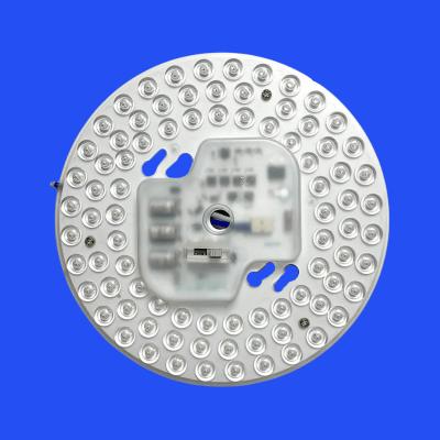 China 3000-6000K 120V 24W CCT Interchange Dimmable Round Aluminum Substrate 2835 SMD LED PCB Ceiling Lamp Module for sale