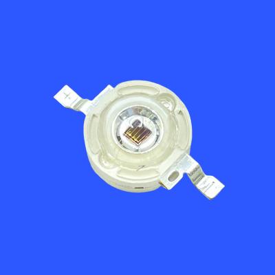 China 740nm 2V Clear Convex Lens 120 Deg 3W High Power IR LED For Plant Grow Light for sale