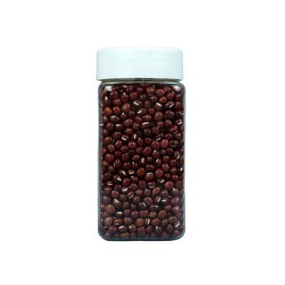 China Plastic Food 250ml PET Square Bottle With Screw Cap For Canned Food for sale