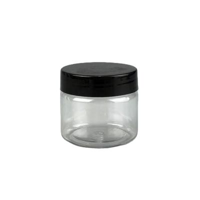 China Body 60ml Cosmetic Butter Jars Plastic Jar Container For Cosmetic Packaging for sale