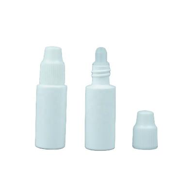 China Medicine 3ml LDPE Plastic White Dropper Bottle For Chemical for sale