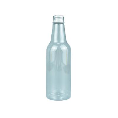 China food & Beverage Packaging Empty 300ml PET Plastic Beverage Juice Bottles With Aluminum Cap for sale