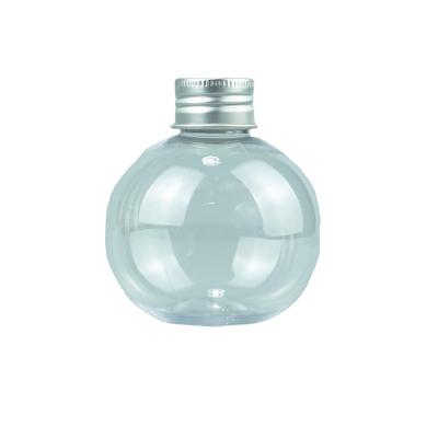 China 140ml Ball Shape Travel Cosmetic Bottles Sphere Bottle Empty PET Plastic Bottle for sale