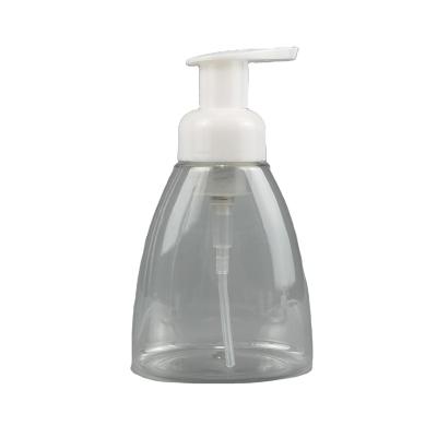 China 300ml PET Cosmetic Foam Bottle Liquid Soap Dispenser With Packaging Sealing Type Foam Pump Bottle Face Cream Spray for sale