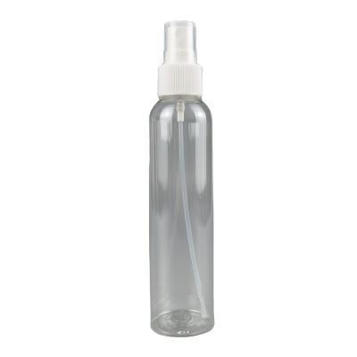 China 150ml Cosmetic Transparent Mist Toning Water Perfume Spray Bottle PET Bottle for sale