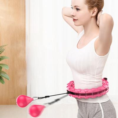 Cina Hula-hoop regolabili della vita sottile astuta di forma fisica pesati ABS del silicone in vendita