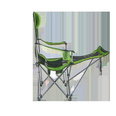 Chine Chaises pliantes campantes s'asseyantes et menteuses en métal rangeable portatif de tissu du tuyau d'acier 600D à vendre