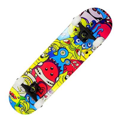 China Dragon Four Wheel Skateboard Red Pu Cushion Longboard Skateboard zu verkaufen