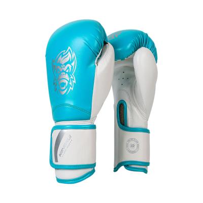 China Pu Leather Training Exercise Wining Boxing Gloves Breathable Custom Design for sale