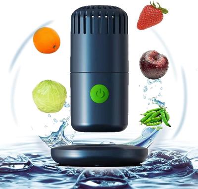 China Cordless Household Vegetable Seals Washing Capsules Machine USB Rechargeable Fruit Remover Meat Food Pesticide Disinfect Scrubber for sale