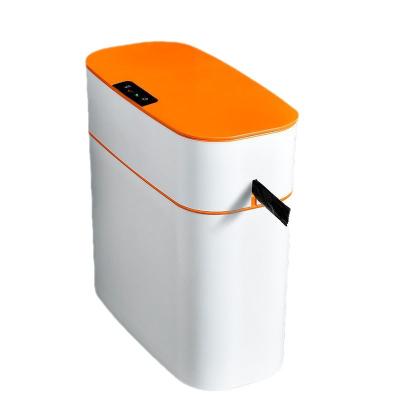 China Hot Selling 13L Large Capacity Foot Pedal Trash Can Automatic Motion Sensor Packing Automatic Induction Smart Trash Can for sale