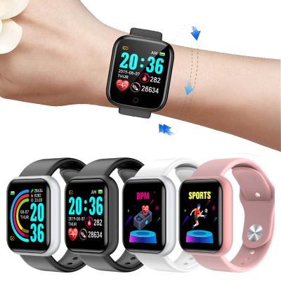 China 2022 new touch screen smart watch D20 smartwatch waterproof sports reloj devices y68 d20 hot sale cheap wearable smart watch online for sale