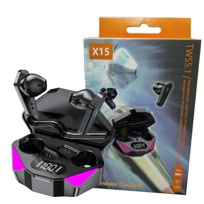 China X15 Wireless Bluetooth5.0 Earbuds In-ear Gaming Headphones Headsets TWS Earphone With MIC audifonos x15 gamer for sale