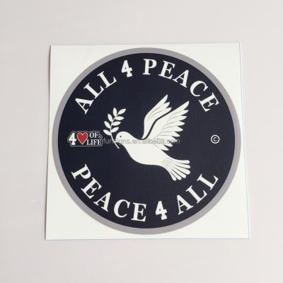 China Long Lasting UV Proof PVC Vinyl Sticker For Advertising, Custom Company Logo Die Cut Waterproof Sticker for sale