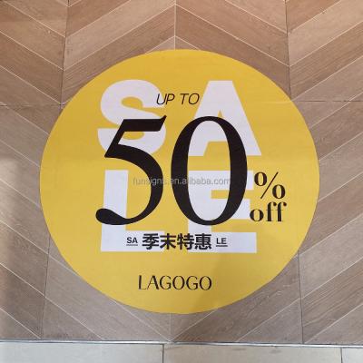 China Durable Durable Floor Decal Sticker Anti Slip Floor Signs, Cheap Self Adhesive Floor Sticker for sale