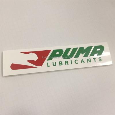 China Durable Custom Outdoor PVC Bumper Waterproof Car Sticker, Full Color Printing Bumper Adhesive for sale