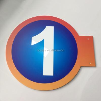 China Waterproof custom UV printing acrylic sign for brand promotion, outdoor advertising acrylic sign board printing for sale