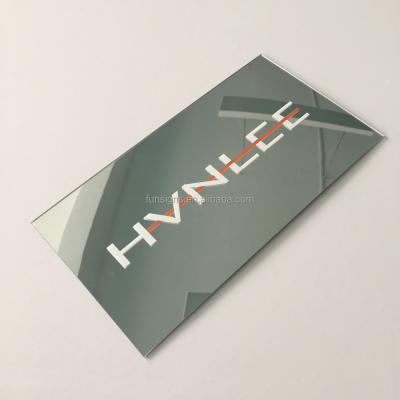 China Waterproof Custom Logo Printed Acrylic Mirror For Store Decoration , UV Acrylic Mirror Print for sale