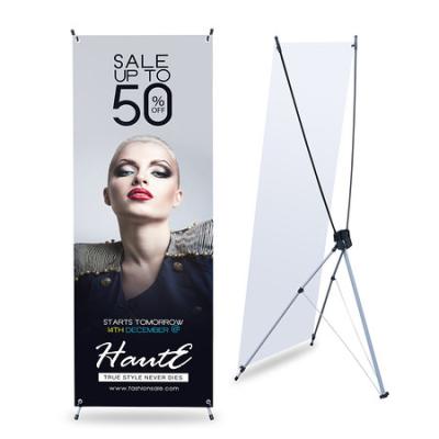 China Flexible Flexible Premium X Banner For Brand Promotion , Stable Display X Banner for sale