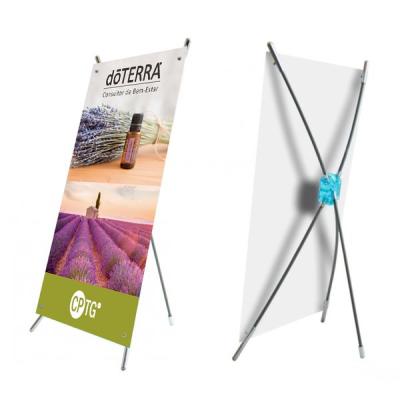 China Desktop Flexible Flexible Mini Banner , Cheap Display Stand Mini X A3 A4 X Banner for sale