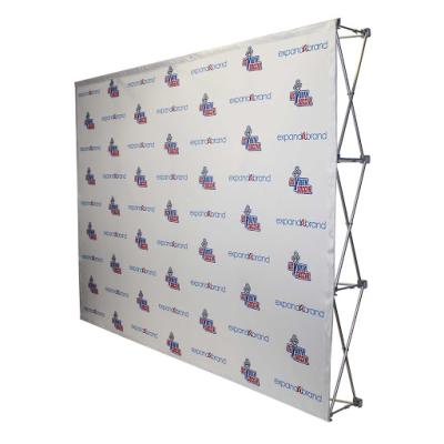 China Flexible Trade Show Folding Booth Pop Up Banner Display Stand For Advertising for sale