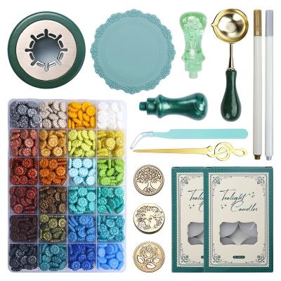 China 13pc/set Retro Vintage Star Wax Seal Beads DIY Stamps Sealing Wax Craft for Decoration Scrapbook Material Wedding Wax Seal Kits for sale