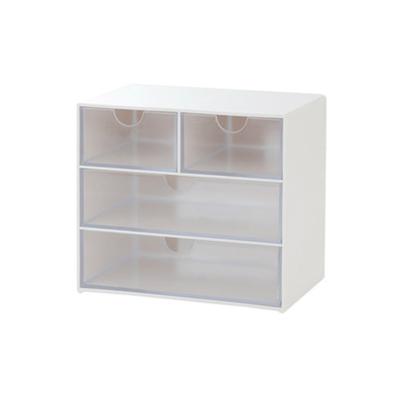 China Clear Plastic Storage Case Desk Craft Cabinet Multi Stationery Desktop Storage Box Drawers Bathroom Makeup Accessories Organizer for sale