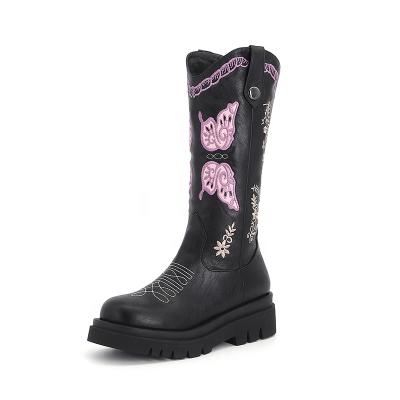 China Thermal - Bottom Non - Slip European Latest Style Embroidered Warm And Thick Winter Boots For Women for sale