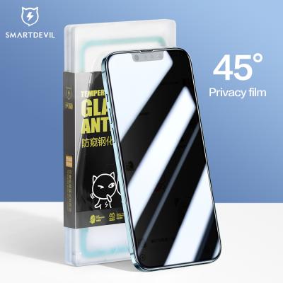 China Anti Peep For New iPhone 13 45 Degree Privacy Screen Protector For Mobile Phone Anti-Spy Tempered Glass Screen Film Anti-peep for sale