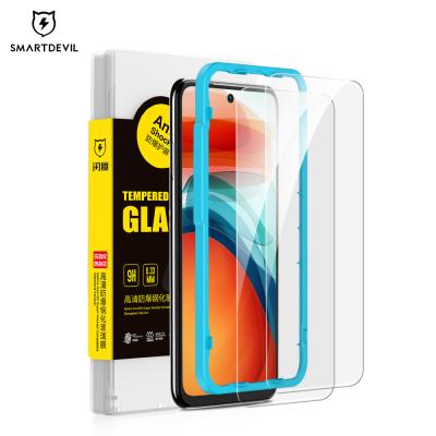 China Hot Selling 0.33mm HD Ultrathin Tempered Glass Screen Explosion Proof Protector For Redmi Series SMARTDEVIL Note 10/11/11 Pro Screen Glass for sale