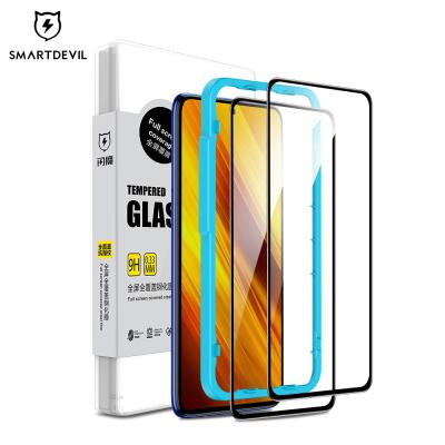 China Anti Oil 3D Full Cover Tempered Glass Screen Protector For POCO X3 Pro Waterproof Screen Protective Film For XIAOMI for sale