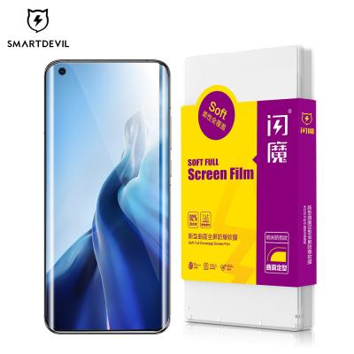 China Touch Sensitive New Arrival Quantum Full Coverage Screen Film For Xiaomi MI 11 HD TPU Soft Screen Protector With Easy Installer for sale