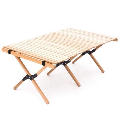 China Pine Folding Table Easy Carry Camping Portable Outdoor Picnic Table with Carry Bag Low Picnic Table Perfect for Car Camping for sale