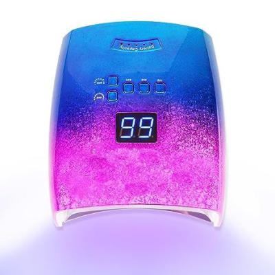 China Convenient Professional Gel Lamp Portable 66w Uv Led Nail Lamp Faster Nail Dryer with 5 Timer Setting UV+LED Beads Power for sale