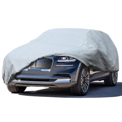 China Portable and Foldable Waterproof Nonwoven Car Cover for SUV Dustproof Windproof Scratch Resistant Outdoor for sale