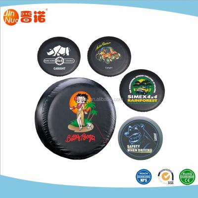 China Water Resistant 170t Polyester Spare Tire Cover Eco - Friendly for sale