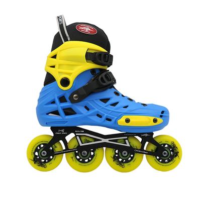 China Hot Sale 4 Style Amazon Shoes OEM Adjustable PP+fiber Wheel Kids Adjustable Kids Professional Available Inline Free Skating Roller Skates for sale