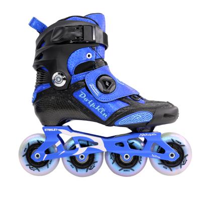 China Custom Professional Carbon Fiber Wholesale Carbon Fiber Inline Speed ​​Skates For Kids for sale