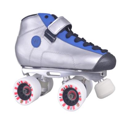 China OEM/ODM High Top Genuine Leather Roller Skate Quad Top Genuine Leather High Top Roller Skates for sale