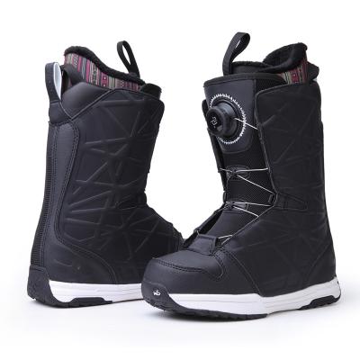 China OEM/ODM PU Wire Rope Waterproof Fabric Cold Resistant Rubber Outsole Snowboarding Boots for sale