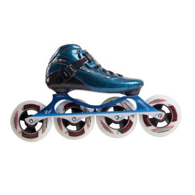 China Freestyle PU OEM /ODM 4 Wheels Carbon Fiber Integrated Speed ​​Skate For Kids for sale